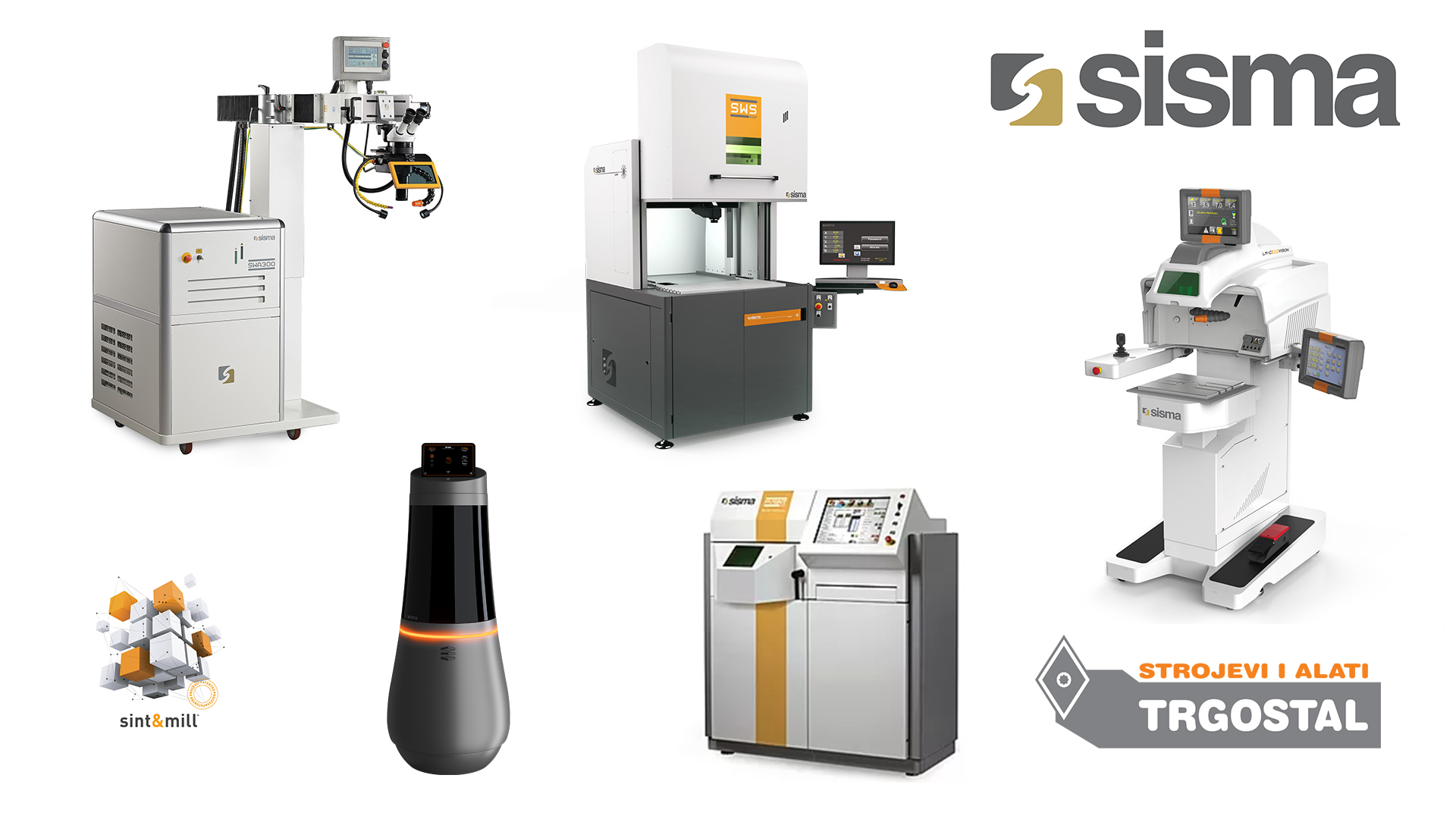 SISMA - Laseri za zavarivanje, označavanje, rezanje, 3D Printeri LMF I DLP